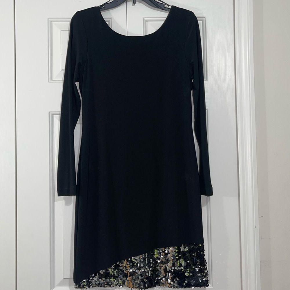 Betsy & Adam Black cocktail dress
